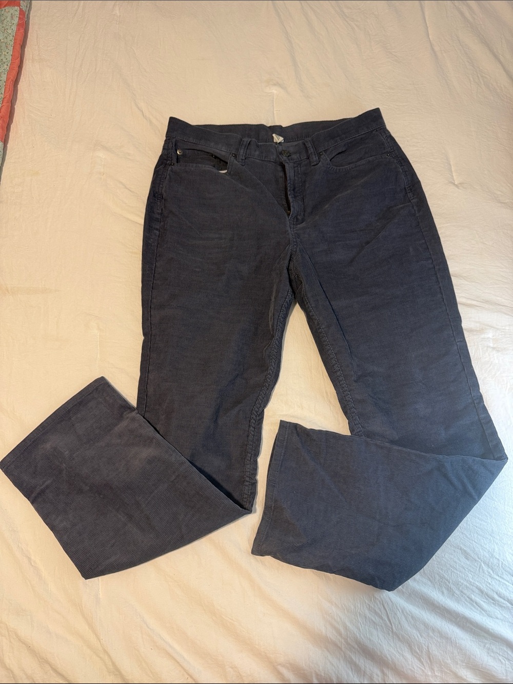 L.L Bean Women’s Navy Corduroy Jeans Size 12